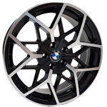 Jogo De Rodas Bmw M3 Gts Aro 20 X 8,0 5x112 Et40 K68 Preto Diamantado