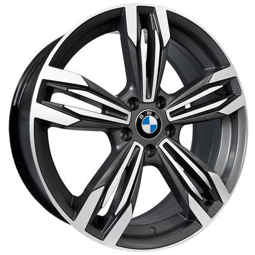 Jogo de Rodas BMW M6 Gran Coupe Aro 17 X 7,0 5x100 ET40 R56 Grafite Diamantado