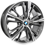 Jogo de Rodas BMW Serie 4 Aro 17x7,0 5x112 ET40 R55 Grafite Diamantado