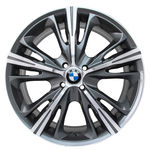 Jogo de Rodas BMW Serie 4 Aro 18 x 7,0 4x100 ET40 R55 Grafite Diamantado