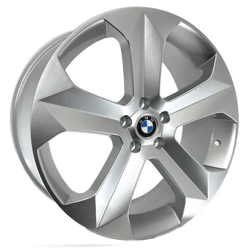 Jogo de Rodas Bmw X6 Aro 15 X 6,0 5X100 Et40 K47 Prata Diamantado