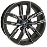 Jogo De Rodas Bmw Z4 Aro 18 X 8,0 5x120 Et37 K67 Grafite Fosco Diamantado