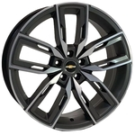 Jogo de Rodas Camaro SS Aro 17 x 7,0 5x100 ET40 Chevrolet K67 Grafite Diamantado