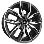 Jogo de Rodas Camaro SS Aro 17 x 7,0 4x100 ET40 Chevrolet K67 Grafite Diamantado