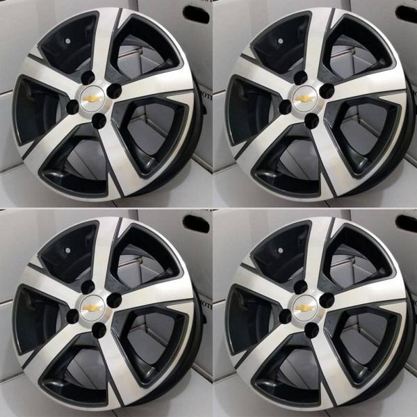 Jogo de Rodas CHEVROLET Onix - Aro 14" - Furação 4x100 - GDC - R82 - Krmai