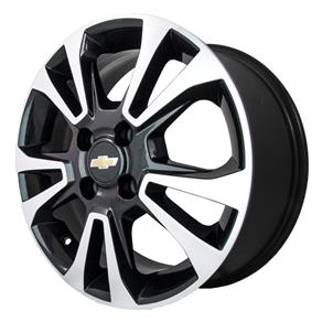 Jogo de Rodas Chevrolet Onix Ltz Aro 14 X 6,0 4x100 ET45 R42 Preto Diamantado