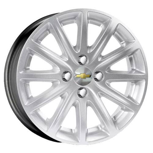 Jogo de Rodas Cobalt LTZ Aro 13 X 5,5 4x100 ET39 GM 2012 R19 Prata