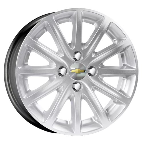 Jogo de Rodas Cobalt Ltz Aro 13 X 5,5 4X100 Et39 Gm 2012 R19 Prata