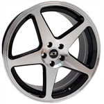 Jogo De Rodas Esportivas Bmw M5 Sport Aro 20 X 8,0 5x100 Et40 K69 Preto Diamantado