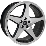 Jogo De Rodas Esportivas Bmw M5 Sport Aro 18 X 8,0 5x114,3 Et40 K69 Grafite Fosco Diamantado