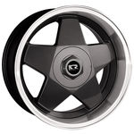 Jogo De Rodas Esportivas Borbet Aro 17 X 7,0 4x100/108 Et38 K56 Preto Diamantado