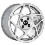 Jogo De Rodas Esportivas Euro Stance Aro 15 X 8,0 4x100 Et20 K66 Prata Diamantado