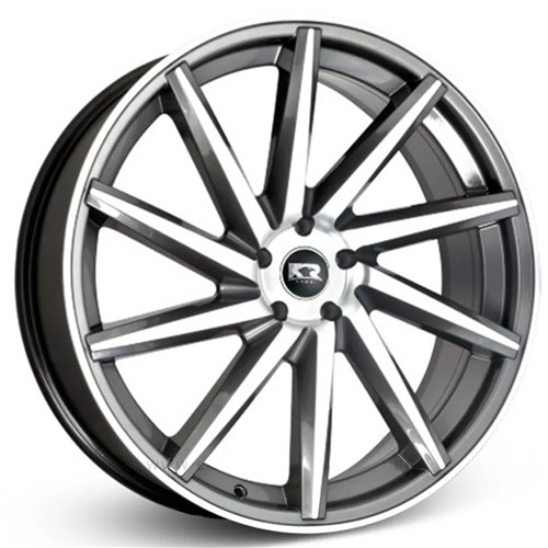 Jogo de Rodas Esportivas Vossen Cvt Aro 18 X 7,0 5x120 Et40 K51 Grafite Diamantado