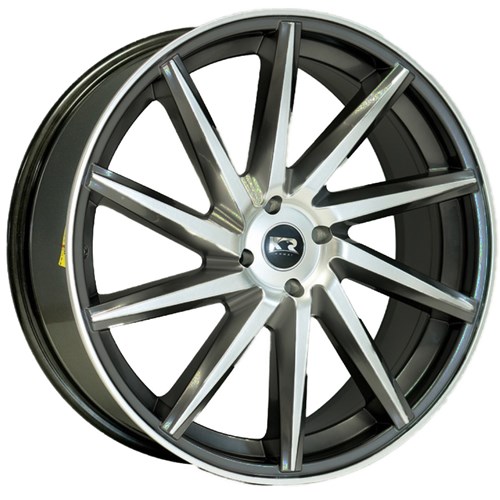 Jogo de Rodas Esportivas Vossen Cvt Aro 15 X 6,0 4X100 Et36 K51 Grafite Diamantado