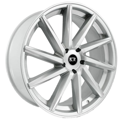 Jogo de Rodas Esportivas Vossen Cvt Aro 18 X 7,0 5X100 Et40 K51 Prata Diamantado