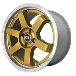 Jogo de Rodas Espotivas Volk Racing TE37 Aro 15 X 7,5 4x100 ET32 K57 Dourado Diamantado