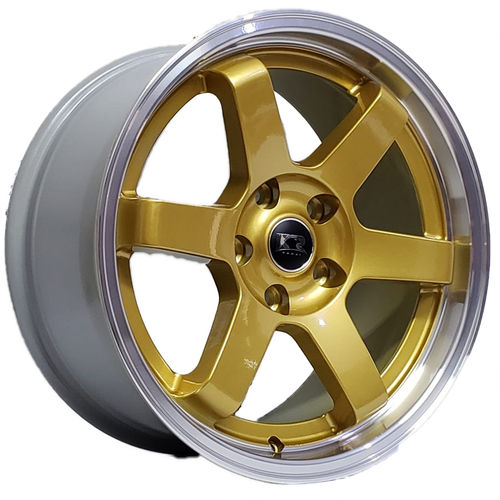 Jogo de Rodas Espotivas Volk Racing Te37 Aro 17 X 8,0 5x100 Et32 K57 Dourado Diamantado