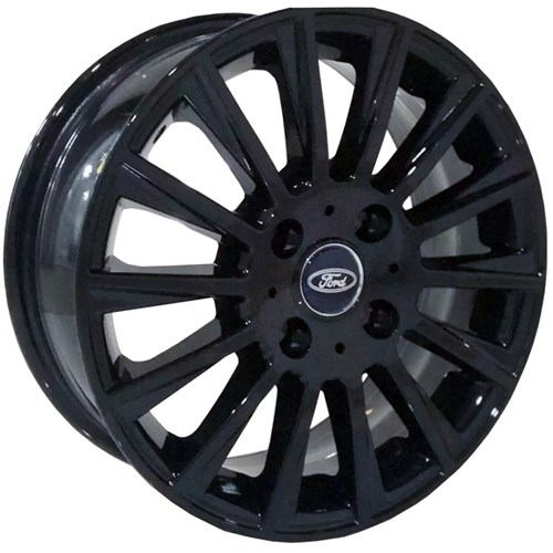 Jogo de Rodas Ford New Fiesta Aro 15 X 6,0 4X108 Et36 R66 Black Piano