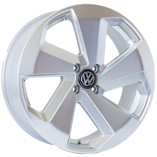 Jogo de Rodas Golf GTI Europeu Aro 17 X 6,0 4x100 ET42 R71 Volkswagen Prata Diamantado