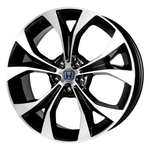 Jogo de Rodas Honda Civic Europeu 2012 Aro 20 X 7,5 5x114,3 ET45 R29 Preto Diamantado