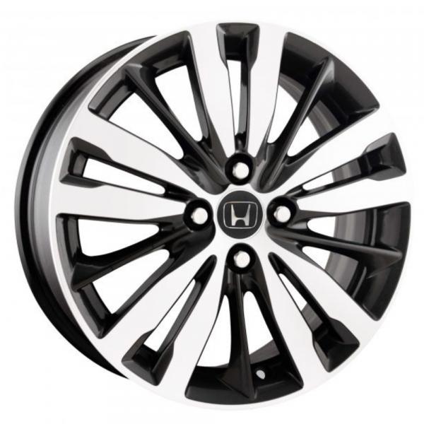 Jogo de Rodas Honda Fit Aro 15 X 6,0 4x100 ET50 R99 Preto Diamantado - Krmai