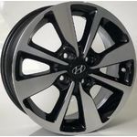 Jogo de Rodas Hyundai Aro 15" Furação 4X100 BD - NOVO HB20 - S13