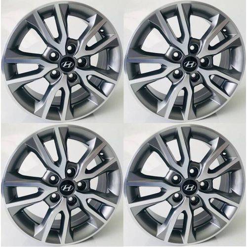 Jogo de Rodas HYUNDAI CRETA Aro 16" - Furação 5X114 - GD - R98