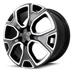 Jogo de Rodas Jeep Renegade Longitude Aro 16 X 6,0 5x110 ET28 R76 Grafite Diamantado