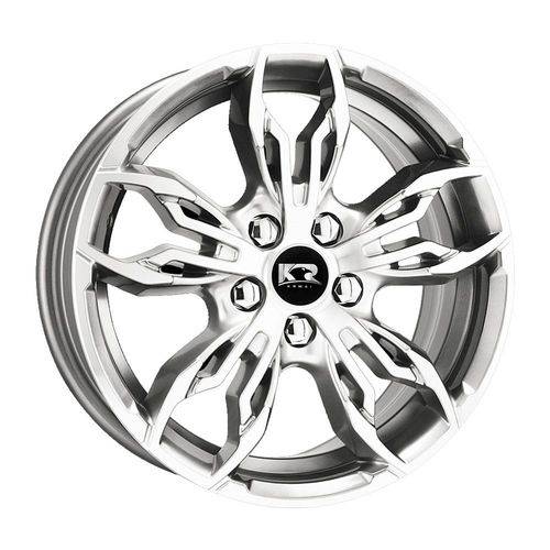 Jogo de Rodas Kr K-61 Aro 15 4x100 Hiper Diamond T 6 Et 36