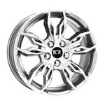 Jogo de Rodas Kr K-61 Aro 14 4x100 Hiper Diamond T 6 Et 30