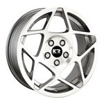 Jogo de Rodas Kr K-66 Aro 15 5x100 Hiper Diamond T 7 Et 30