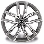 Jogo de Rodas Kr K-67 Aro 17 5x114 Hiper Diamond T. 7 Et 40