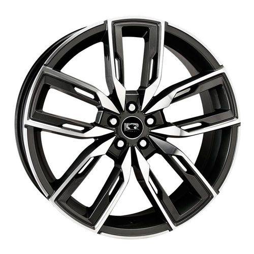 Jogo de Rodas Kr K-67 Aro 17 5x114 Preto Diam. T. 7 Et 40