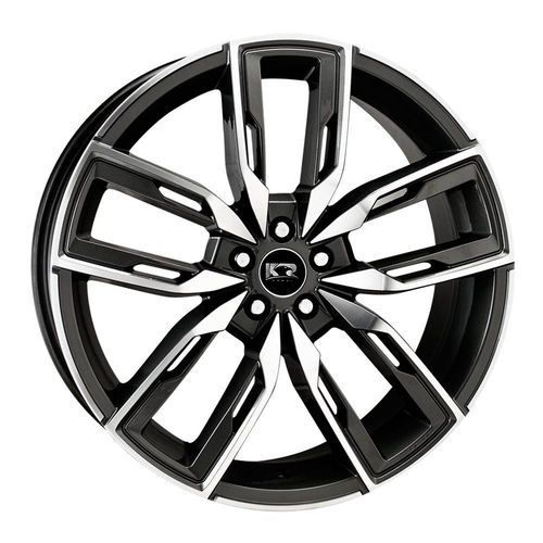 Jogo de Rodas Kr K-67 Aro 18 5x100 Preto Diam. T. 8 Et 40