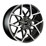 Jogo de Rodas Kr K-68 Aro 18 5x120 Preto Diam. T. 8 Et 37