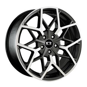 Jogo de Rodas Kr K-68 Aro 18 5X100 Preto Diam. T. 8 Et 40