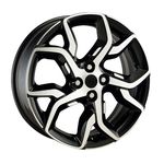 Jogo de Rodas Kr R-92 Fiat Argo Aro 15" Furação 4x98 Acabamento Preto e Diamante Tala 6 Et 36