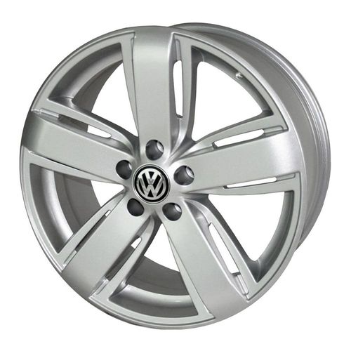 Jogo de Rodas Kr R-33 Vw Amarok Aro 16" Furação 5x120 Acabamento Prata Tala 7 Et 40