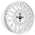 Jogo de Rodas New Bbs Aro 20 X 7,5 4x100 Et40 K52 Branco Diamantado