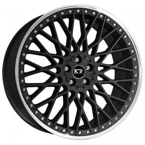 Jogo de Rodas New BBS Aro 20 X 7,5 5x100 ET40 K52 Preto Diamantado