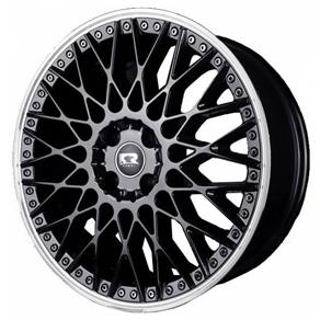 Jogo de Rodas New Bbs Aro 20 X 8,5 4x100 Et35 K52 Preto Diamantado