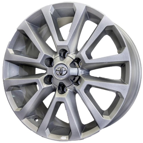 Jogo de Rodas Nova Hilux Aro 22 X 9,0 6X139,7 Et40 R68 Prata