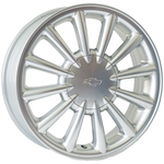 Jogo De Rodas Omega Power Tech Aro 17 X 7,0 4x100 Et40 Chevrolet M5 Prata Diamantado