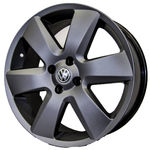 Jogo de Rodas Parati Super Surf Aro 17 X 7,0 4x100 ET41 R51 Volkswagen Grafite Fosco