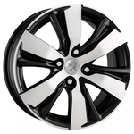 Jogo de Rodas Peugeot 2008 Aro 16 x 6,0 4x108 ET20 S05 Preto Diamantado