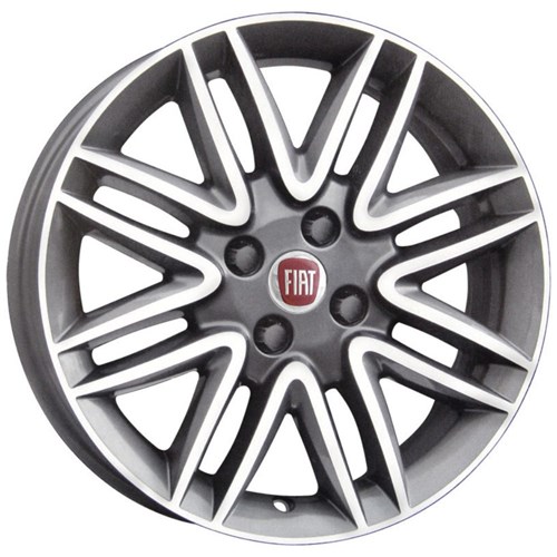 Jogo de Rodas Punto Sporting Aro 17 X 7,0 4X98 Et42 R14 Grafite Diamantado