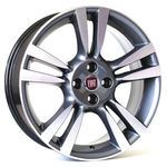 Jogo de Rodas Punto T-Jet Aro 15 X 6,0 4x98 ET36 R61 Fiat Grafite Diamantado