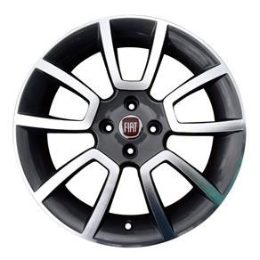 Jogo de Rodas Punto T-Jet Aro 17 X 7,0 4x98 ET42 R25 Fiat Grafite Diamantado