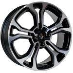 Jogo De Rodas Renault Sandero Rs Aro 15 X 6,0 4x100 Et38 M7 Preto Diamantado