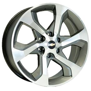 Jogo de Rodas S10 Trail Blazer Aro 20 X 8,5 6x139,7 ET35 R53 Chevrolet Grafite Diamantado